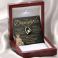 To My Daughter Necklace gift