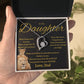 To My Daughter Necklace gift